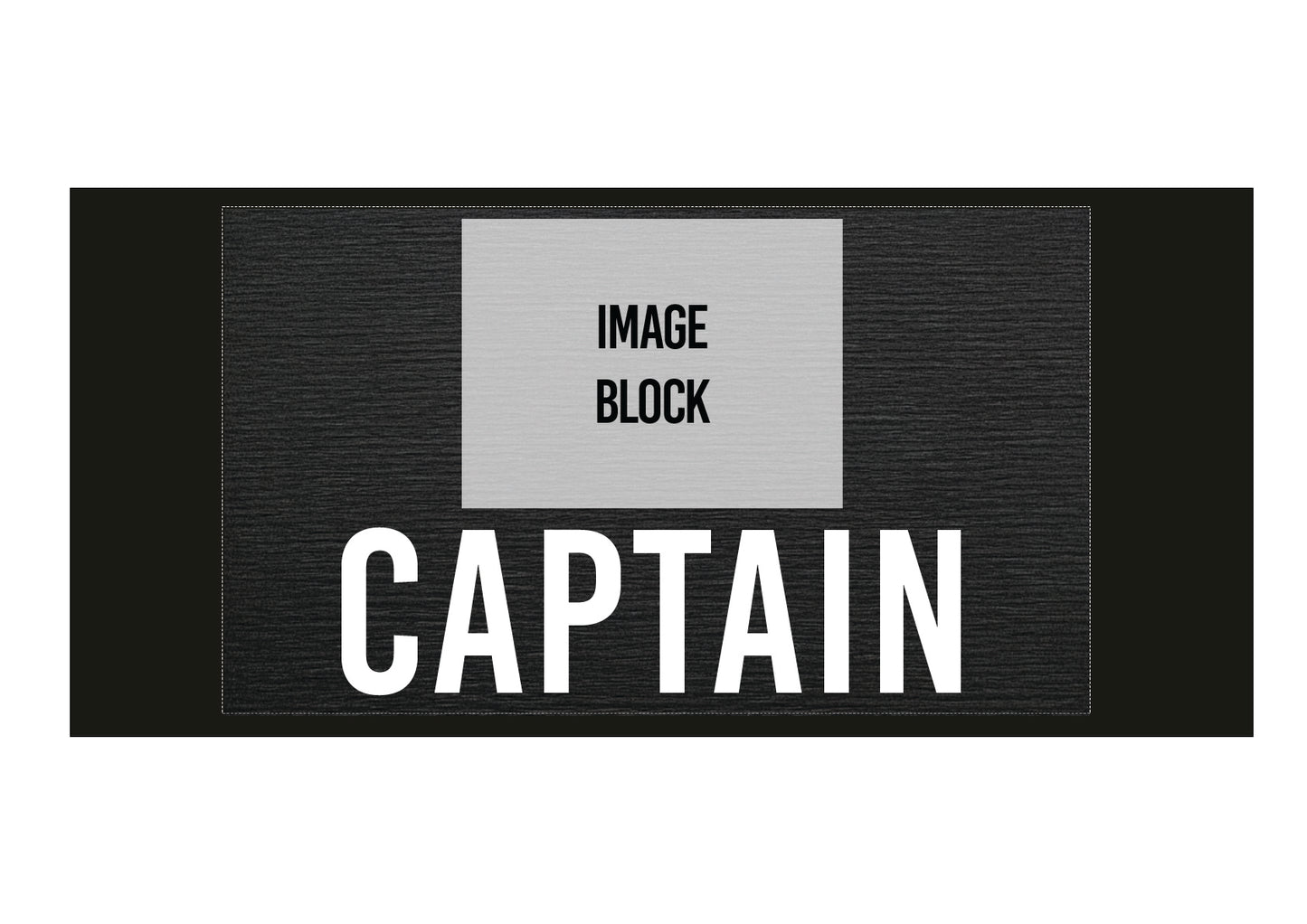 PERSONALISED CAPTAINS SLEEVE