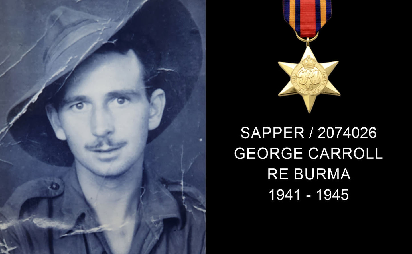 Personalised Burma Star Memorial Fund