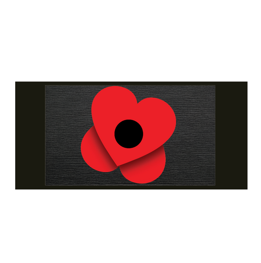 Remembrance Day Armband - Red poppy