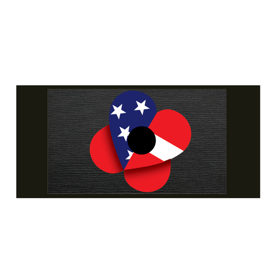 Remembrance Day Armband - American Poppy (USA)